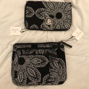 Vera Bradley Cosmetic Trio & Wallet Bundle